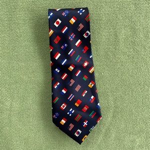 World Flags Tie - “World Flags” NWOT by Brother’s